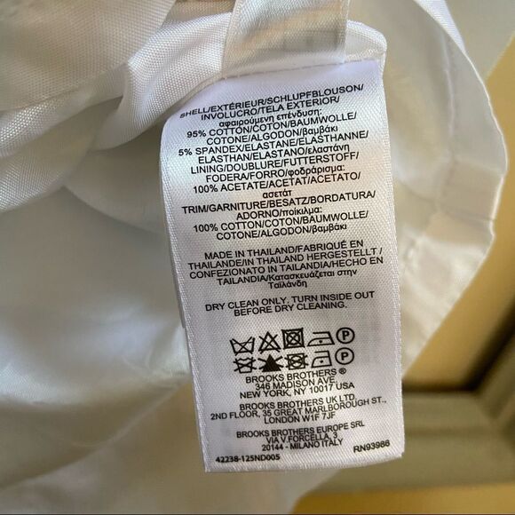 BROOKS Bothers-White Cotton Blend Lace Bottom Detail Vacation Midi Dress - Picture 12 of 12